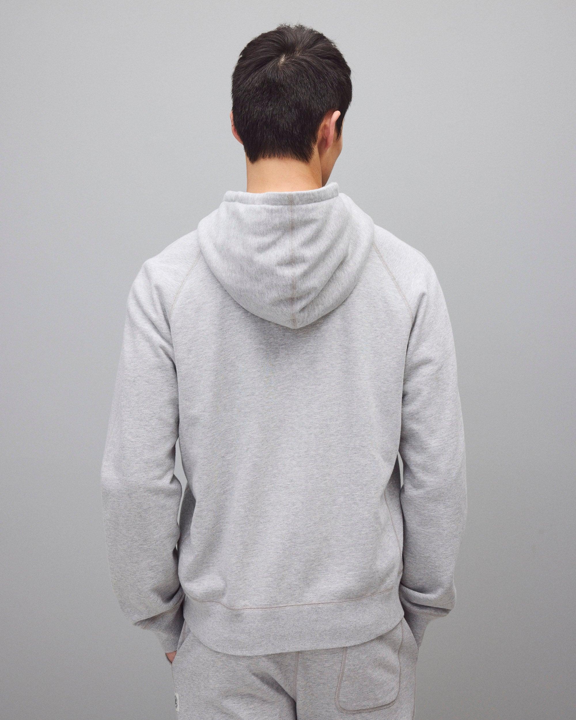 Midweight Terry Standard Zip Hoodie Male Product Image