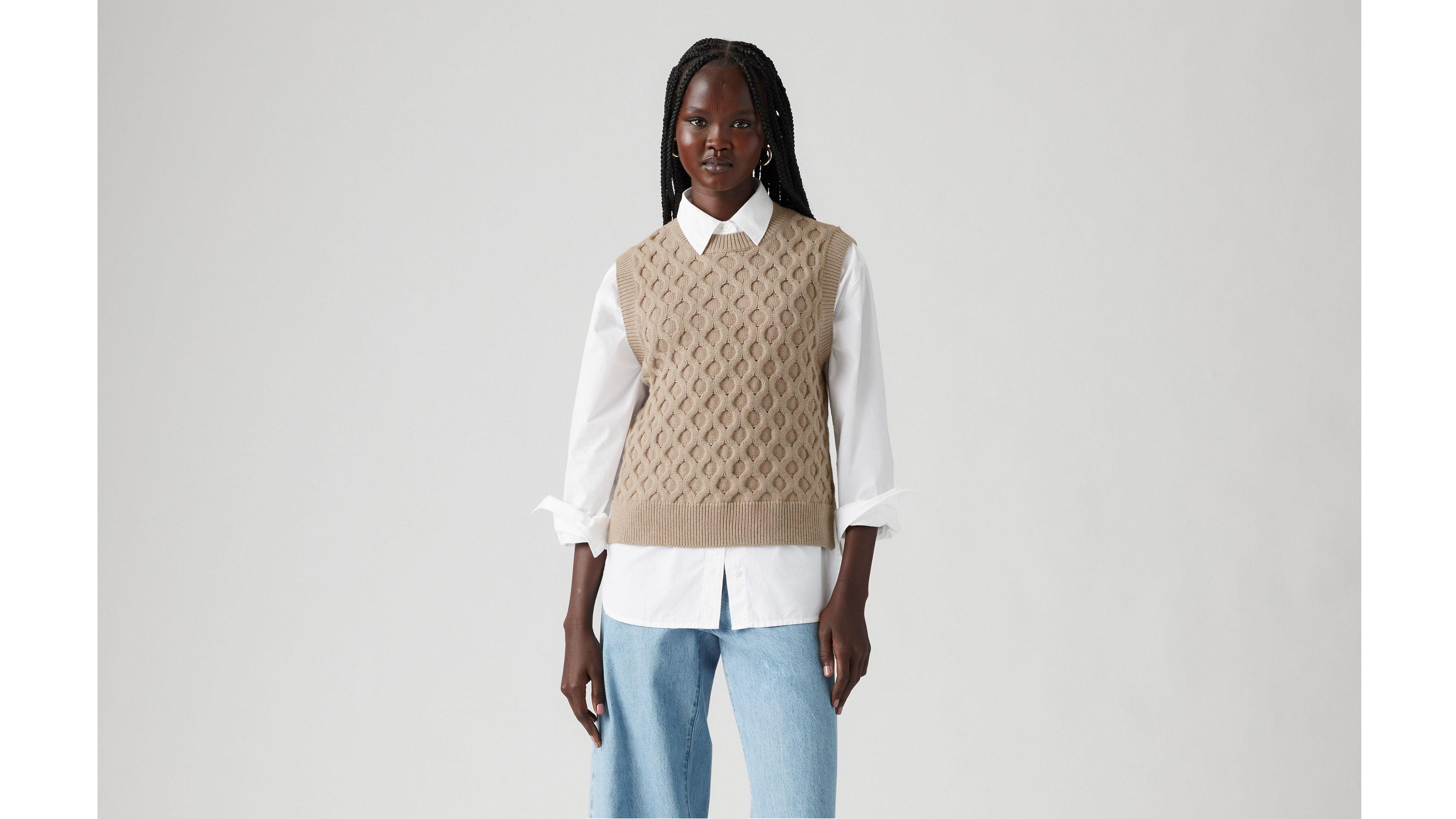 Bluebell Cable Sweater Vest Product Image