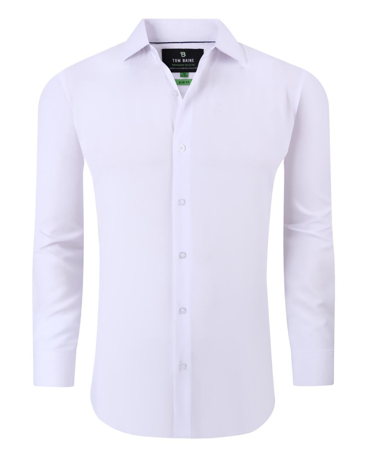 Tom Baine Mens Performance Stretch Solid Button Down Shirt Product Image