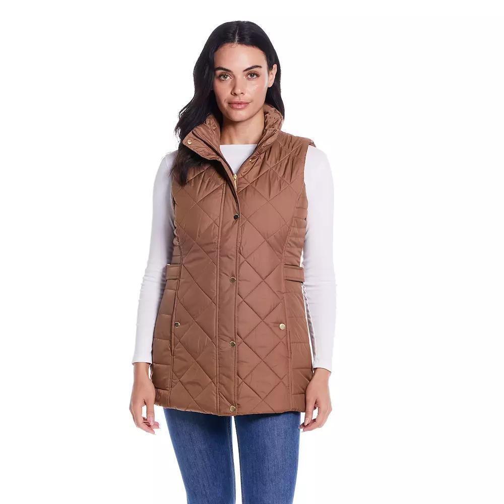 Women's Weathercast Quilted Longline Vest,  Product Image