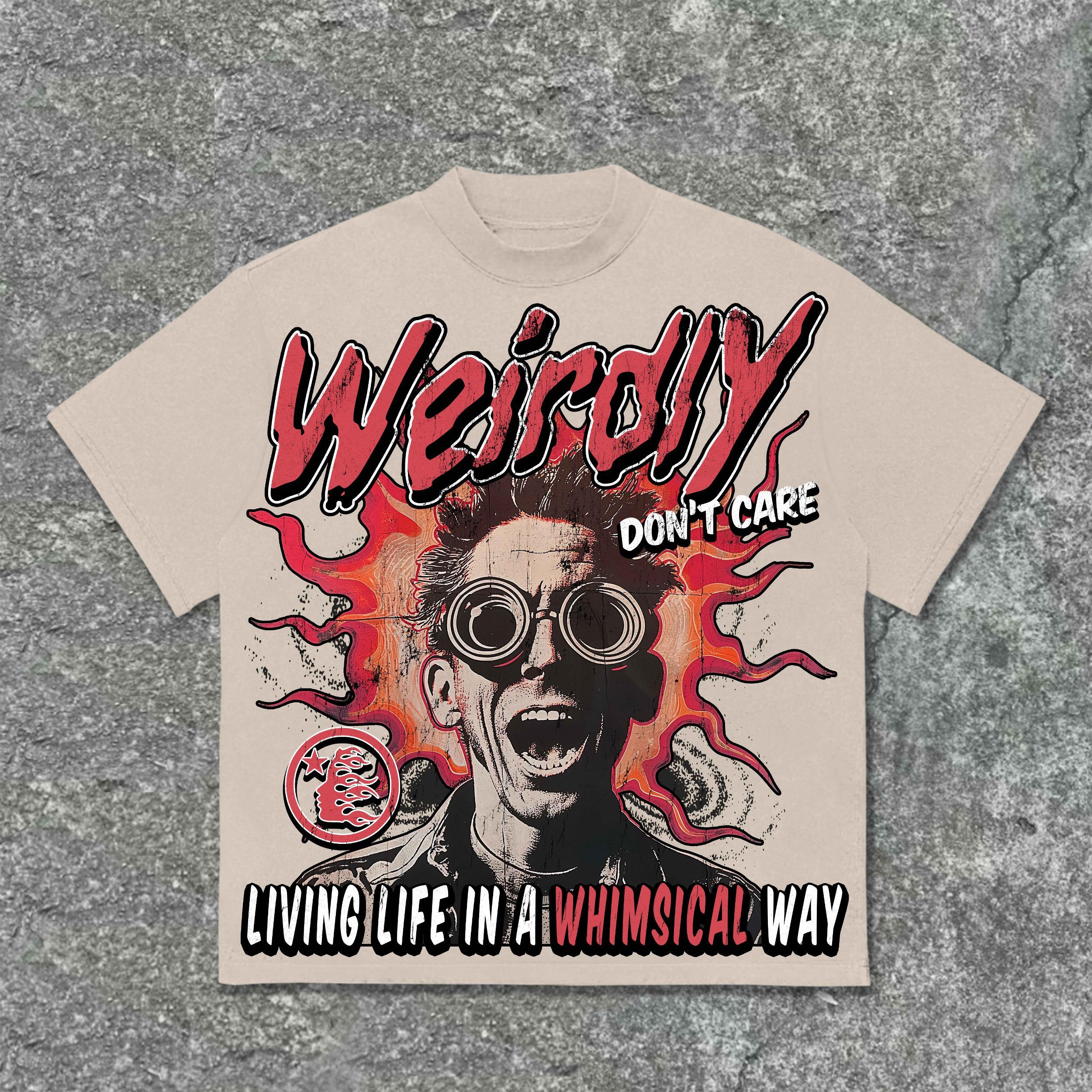 Sopula Laughs Grotesquely Produced Retro Graphics Cotton T-Shirt Product Image