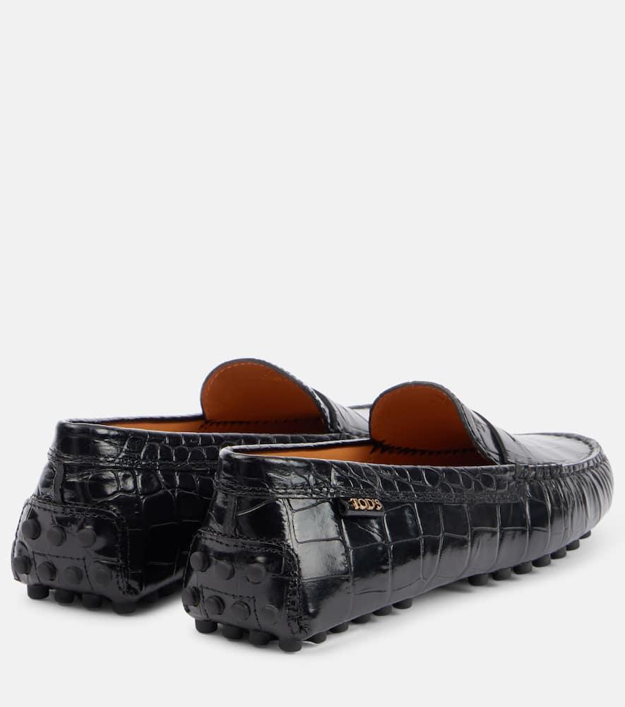 TOD'S Gommino Leather Driving Shoes In Black Product Image