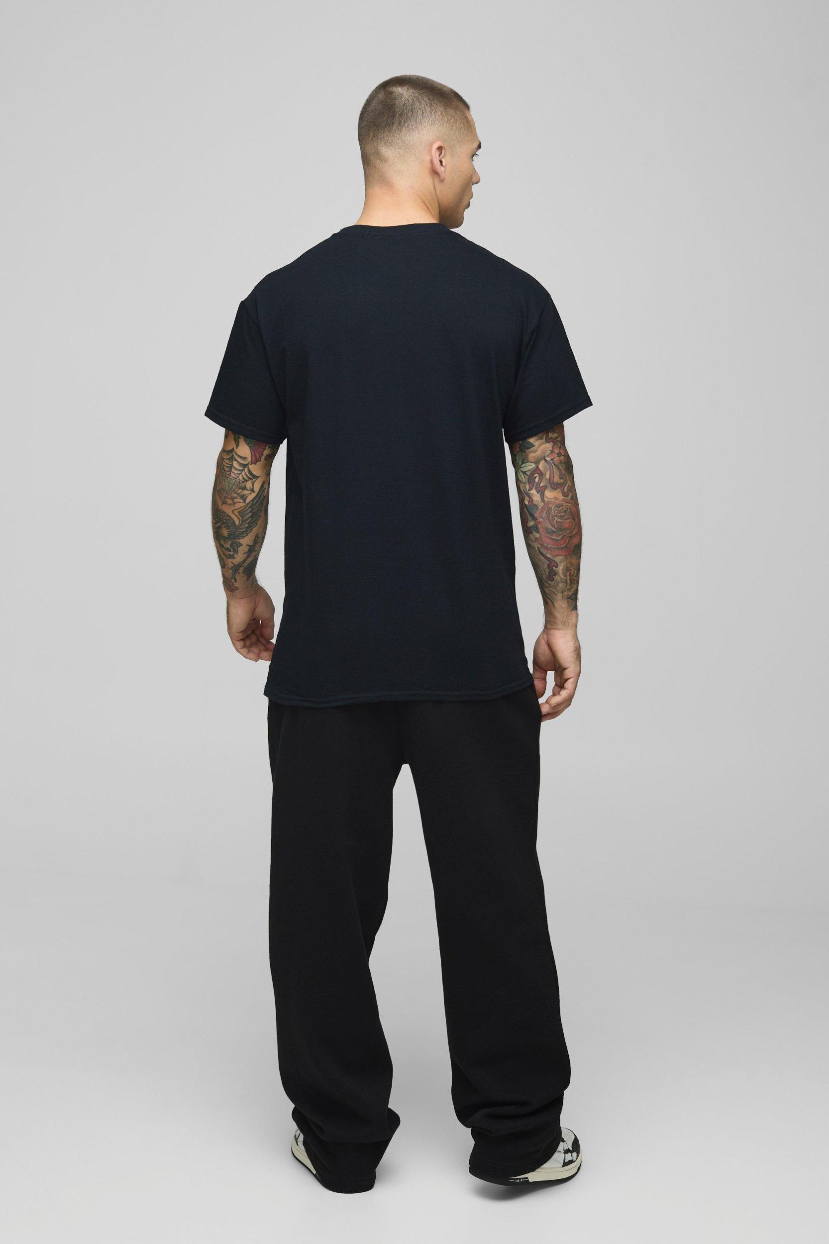 Oversized Post Malone License Graphic T Shirt | boohooMAN USA Product Image