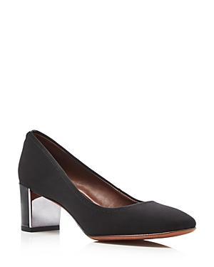 Donald Pliner Corin Crepe Block Heel Pumps Product Image