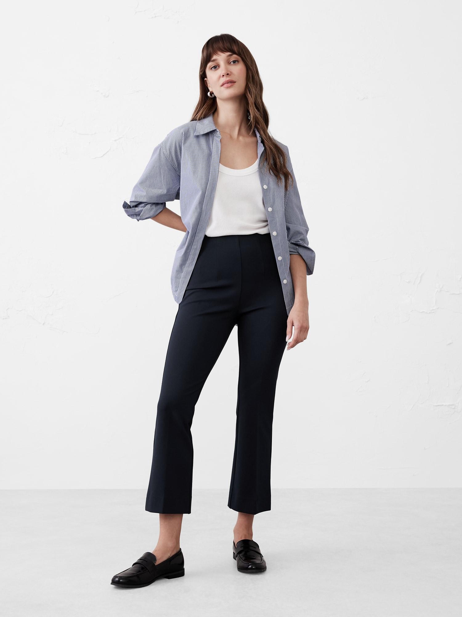 Bootcut Cropped Ponte Pull-On Pant Product Image