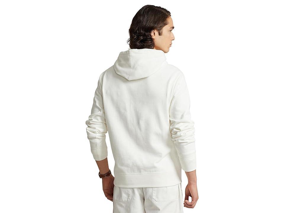 Mens Logo-Embroidered Fleece Hoodie Product Image