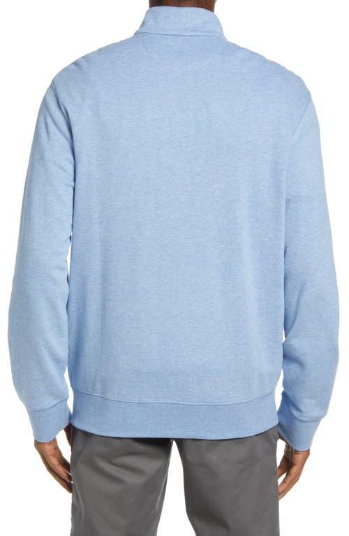 Polo Ralph Lauren Men's Double Knit Jersey Half Zip Pullover in Jamaica Heather at Nordstrom, Size X-Large Product Image