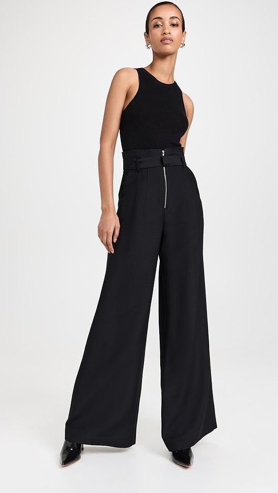 CO Zip Up Belted Pants | Shopbop Product Image