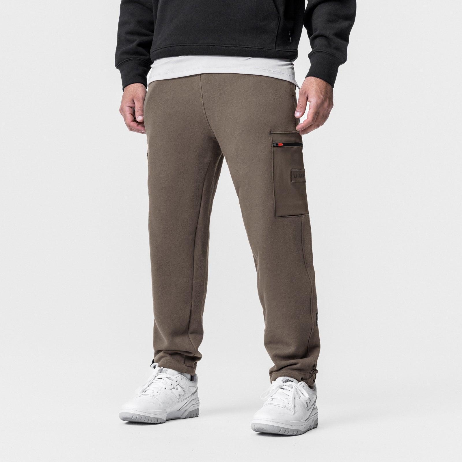 0736. Tech-Terry™ Cinch Cargo Jogger - Deep Taupe Product Image
