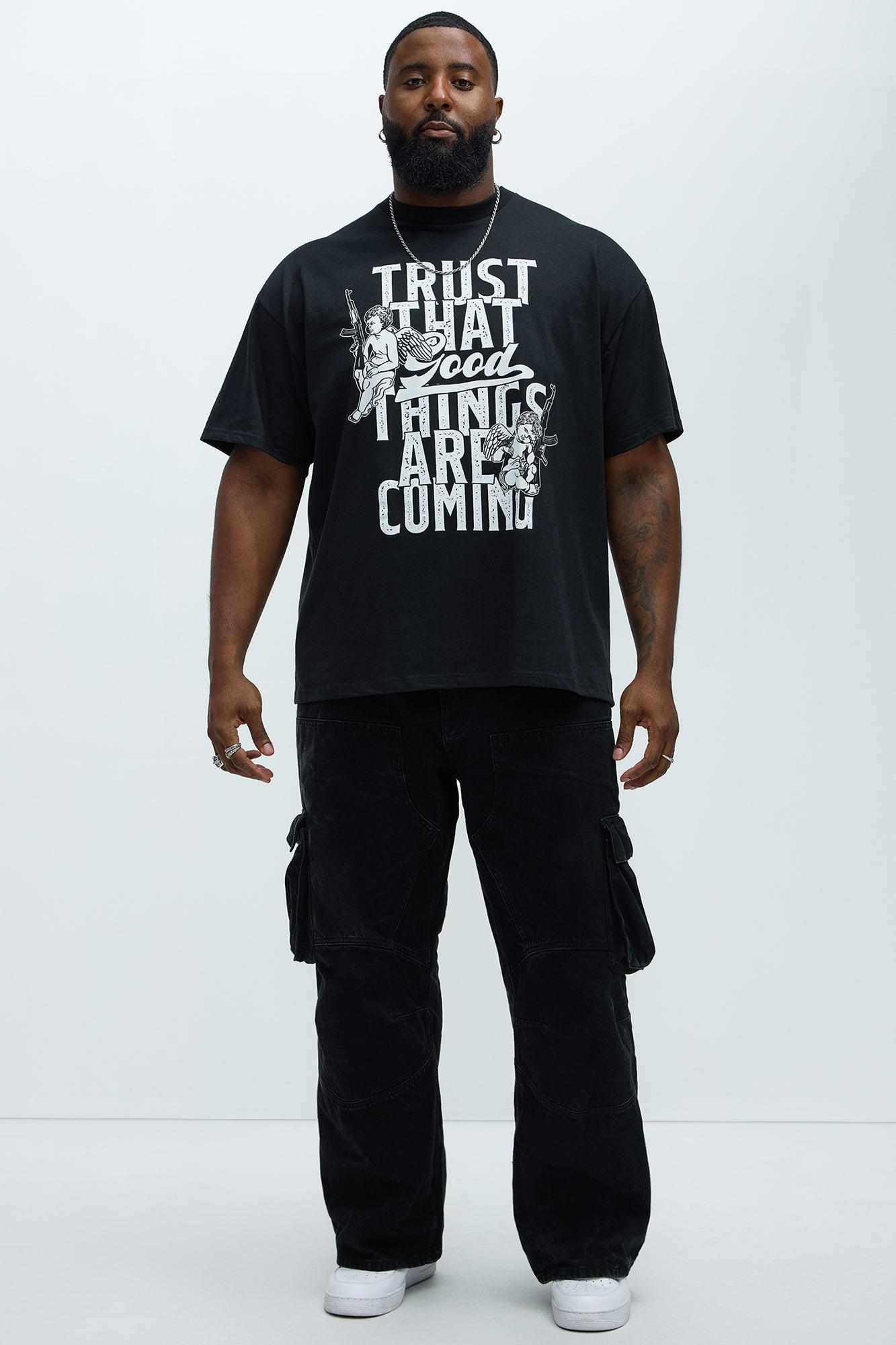 Good Things Are Coming Short Sleeve Tee - Black Product Image