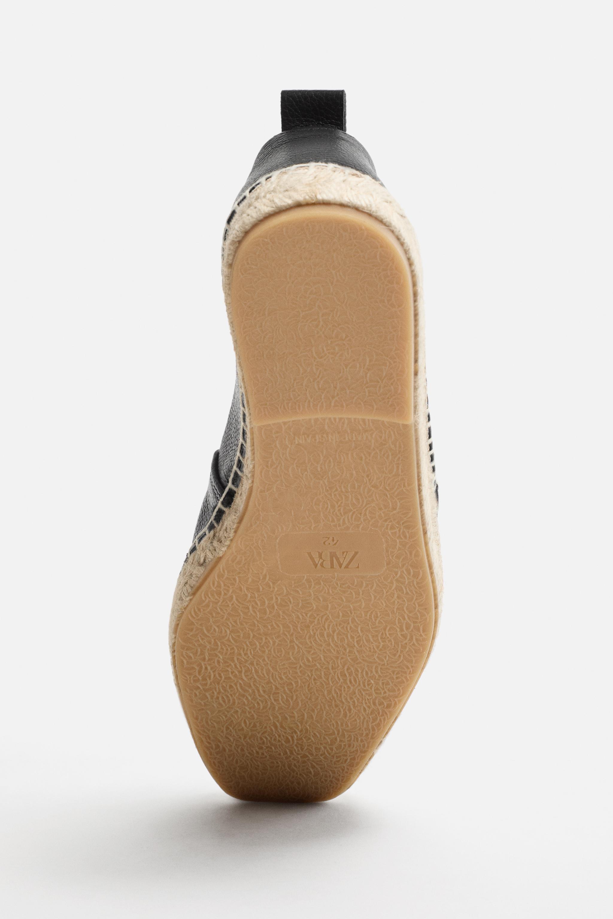 LEATHER ESPADRILLES Product Image