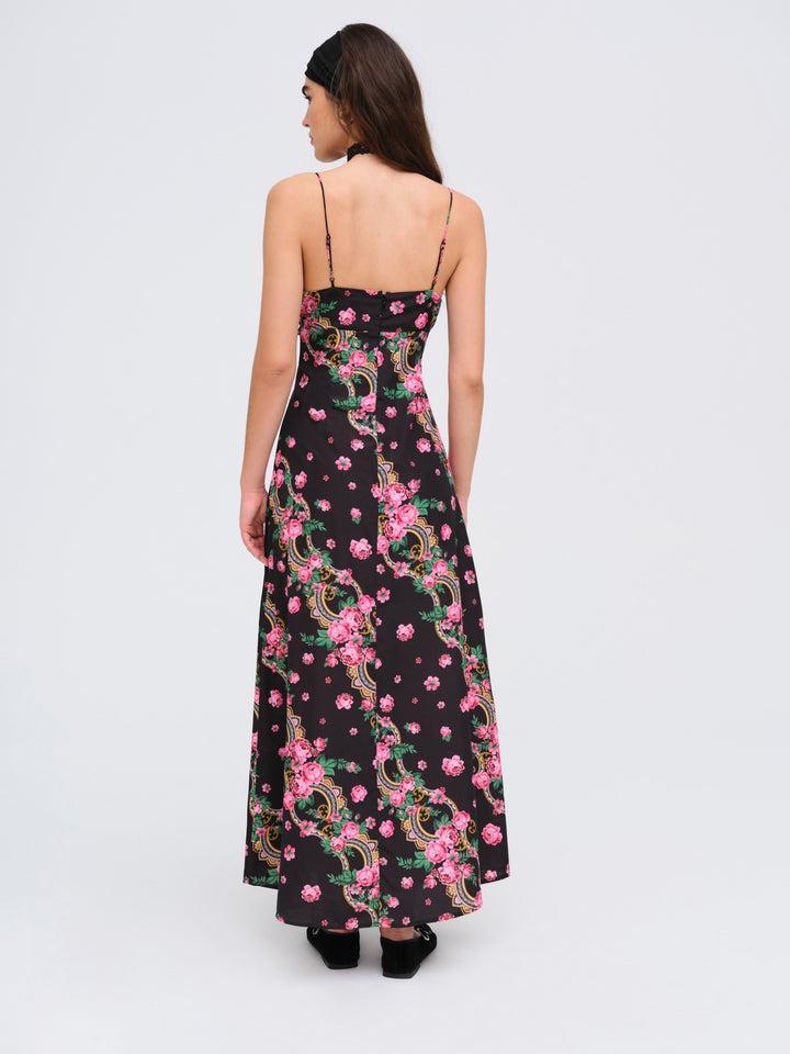 Justice Maxi Dress — Black Product Image