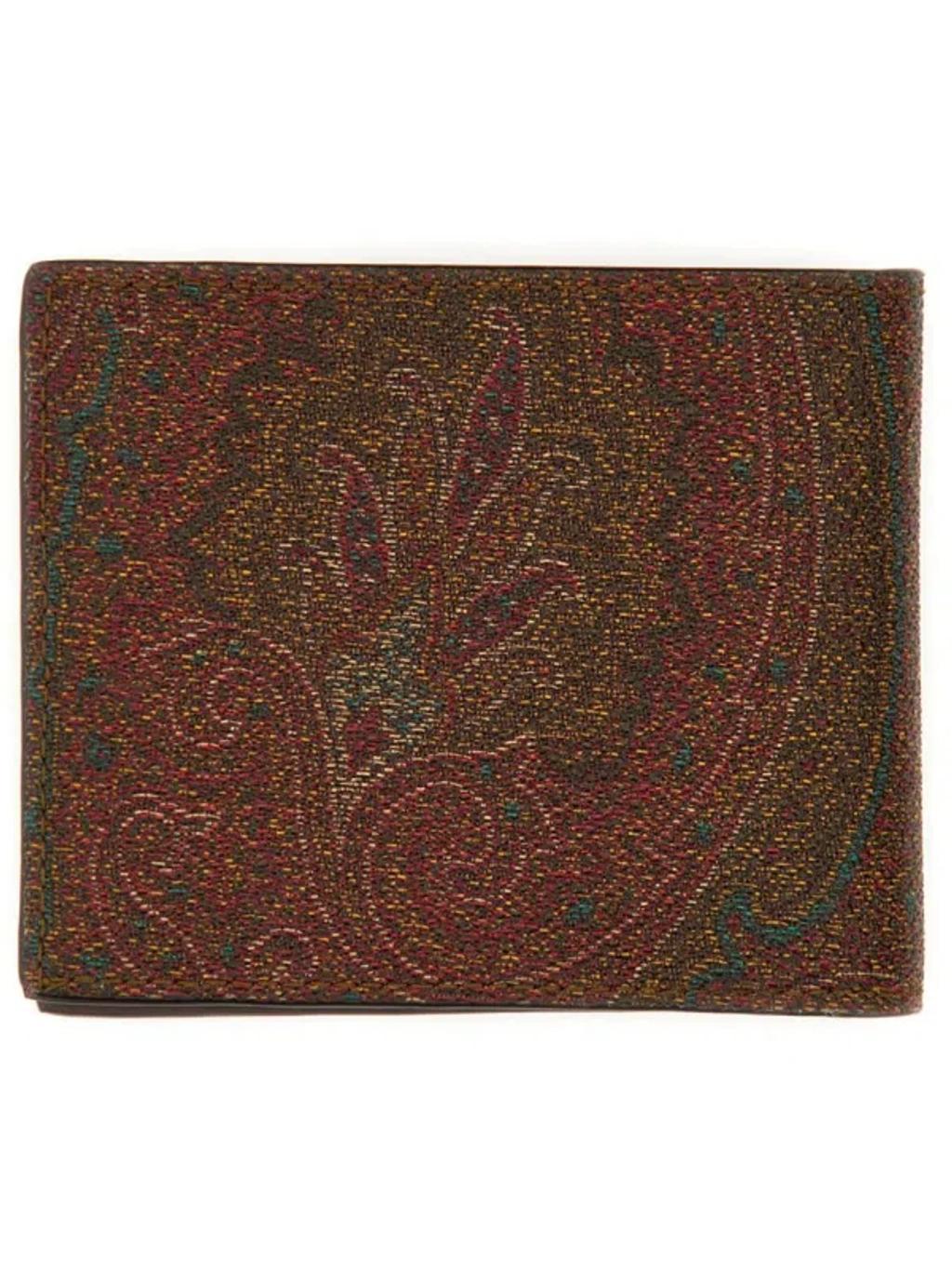 ETRO Paisley Print Wallet In Multicolour Product Image