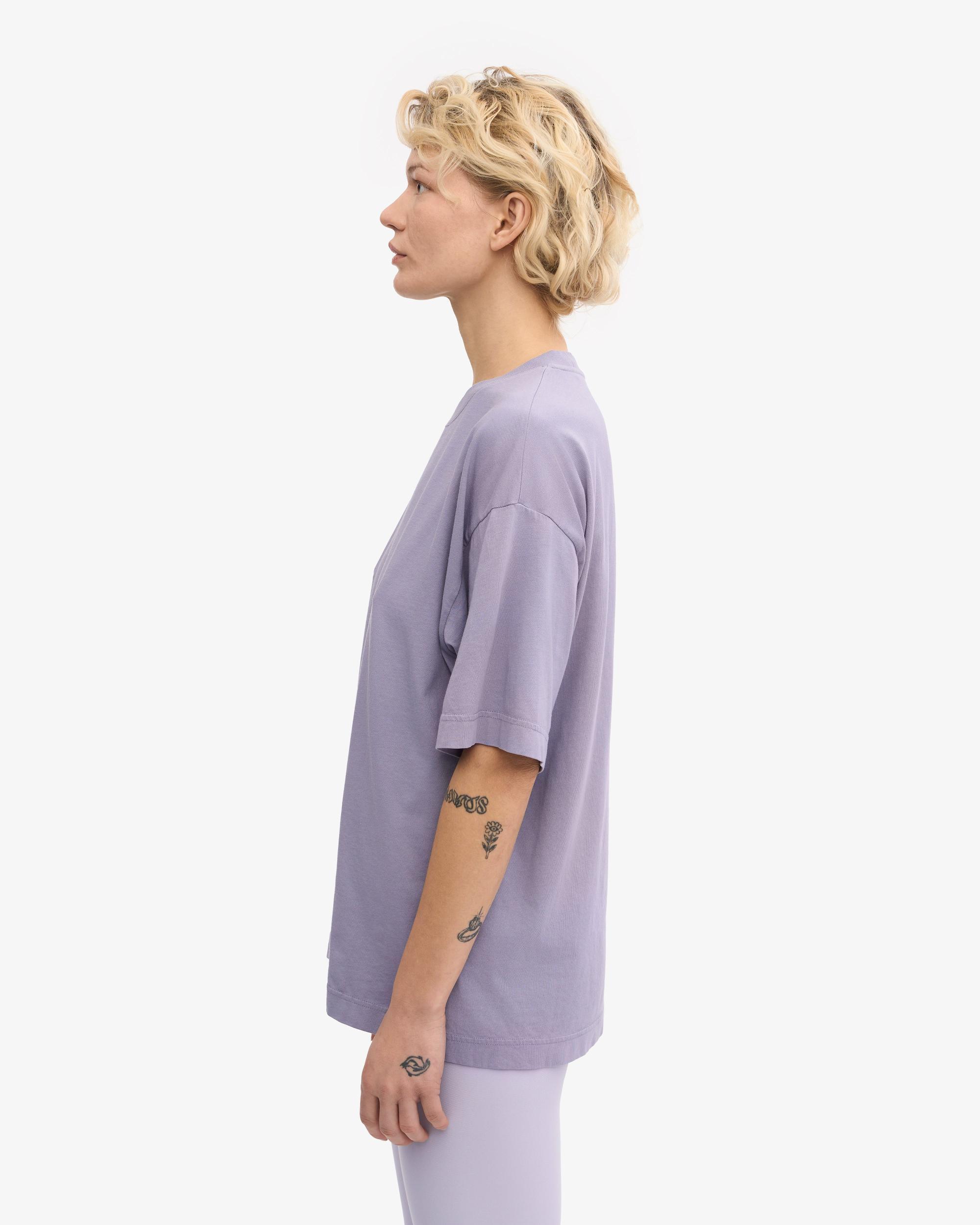Oversized Organic T-Shirt - Purple Jade Product Image