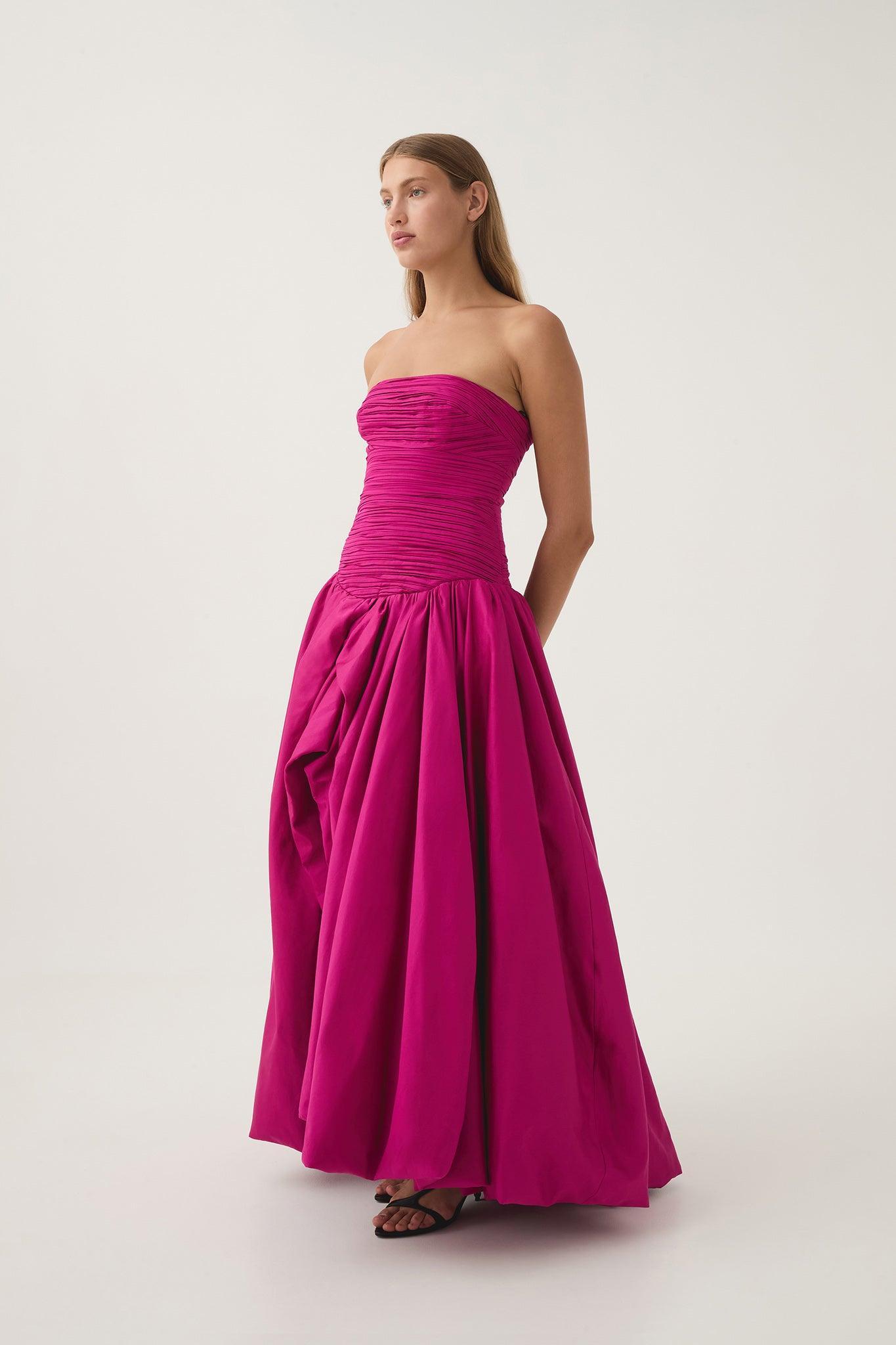 Violette Bubble Hem Maxi Dress Product Image