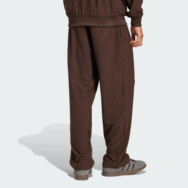 adidas Monogram Track Pants Dark Brown XL Mens Product Image