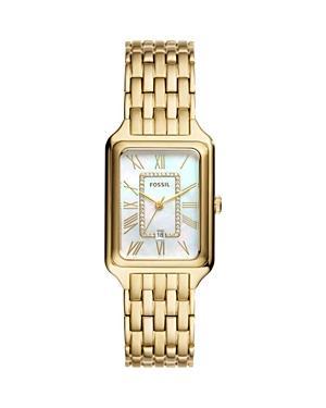 Fossil Womens Raquel Three-Hand Date Two Tone Stainless Steel Bracelet Watch Product Image