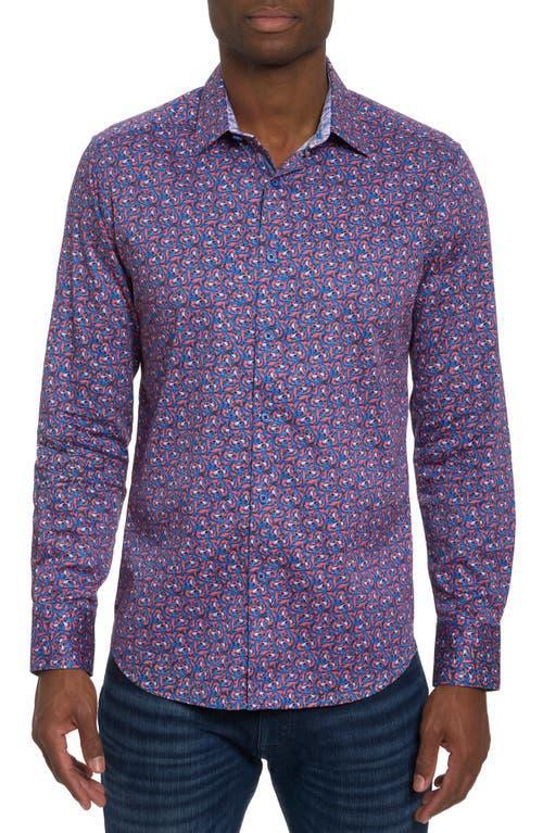 Mens Golden Horn Vine Button-Front Shirt Product Image