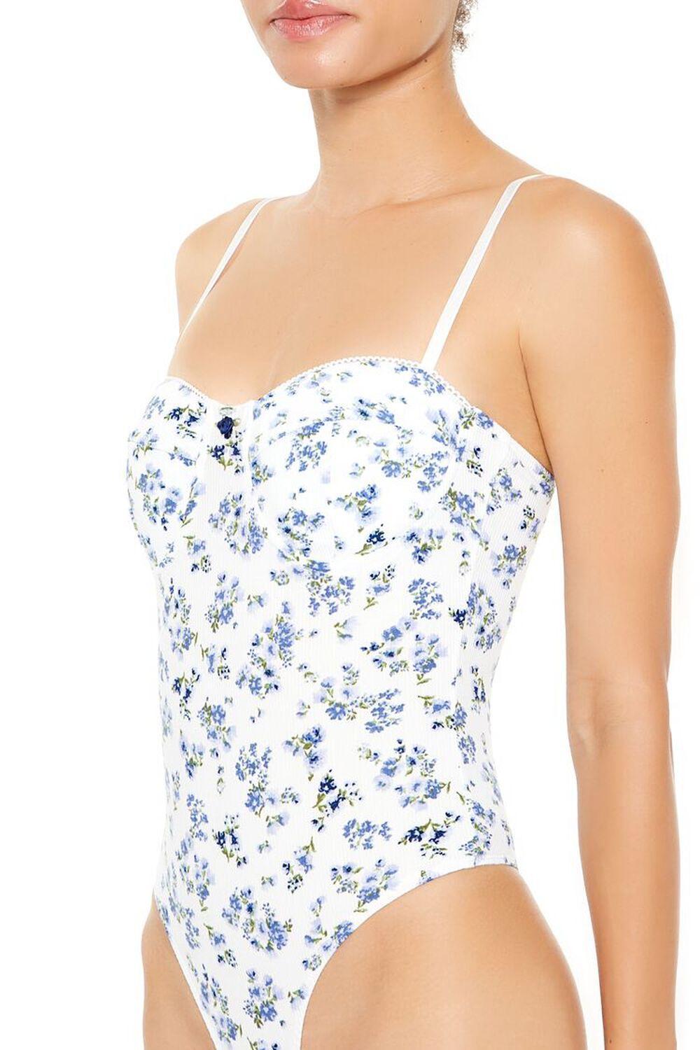 Floral Lingerie Thong Bodysuit | Forever 21 Product Image