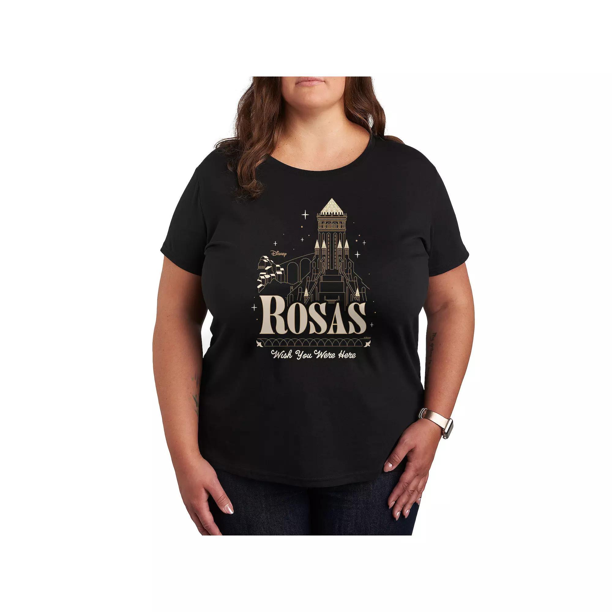 Disney's Wish Plus Rosas Graphic Tee, Women's,  Product Image