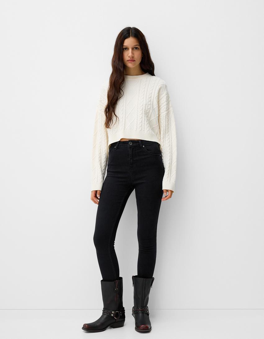 Super high-rise skinny jeans Product Image