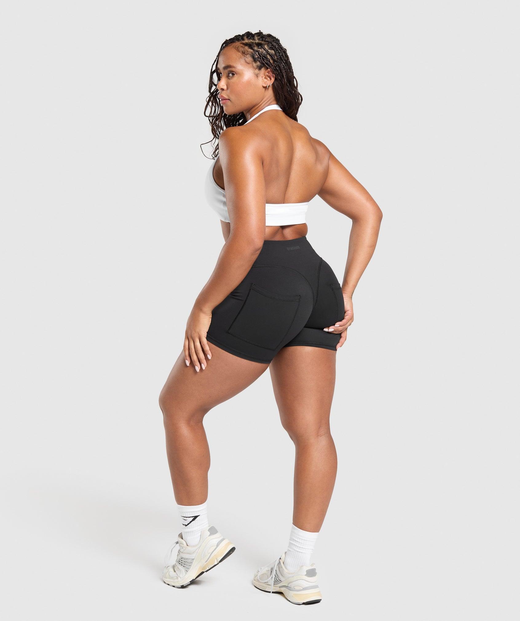 Gymshark Superset Pocket Shorts - Black Female Product Image
