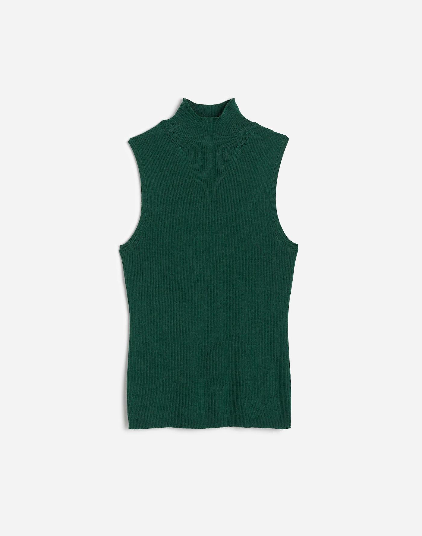 Merino Wool-Silk Sweater Tank Product Image