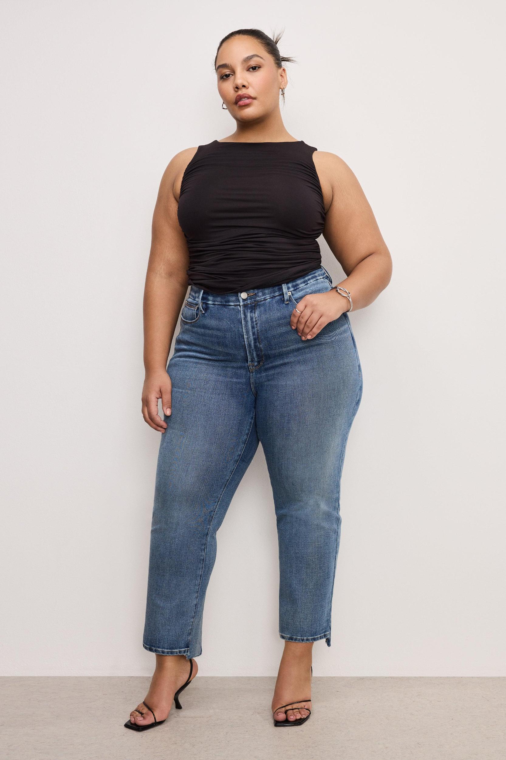 SOFT TECH GOOD LEGS STRAIGHT JEANS | INDIGO855 Product Image