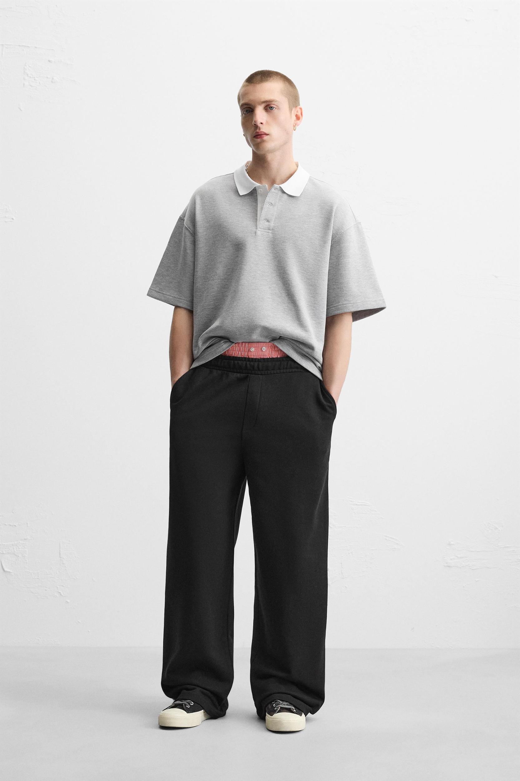 WIDE FIT JOGGER PANTS Product Image