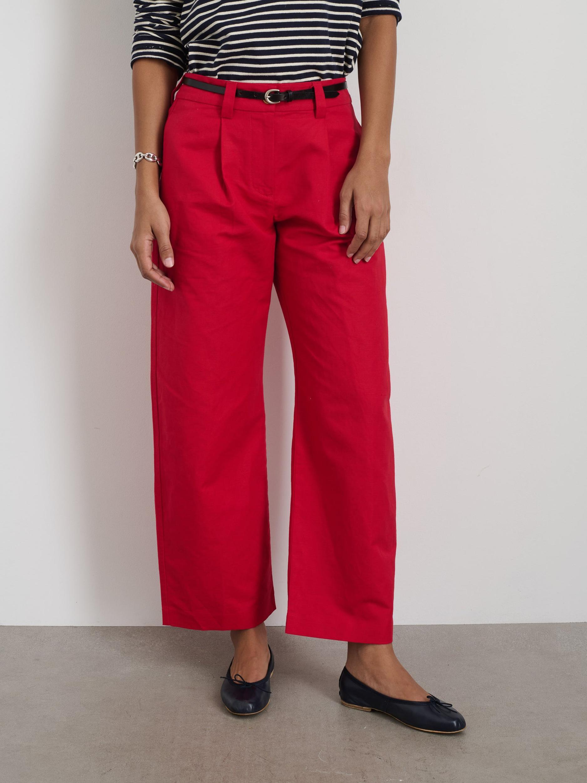 Soho Pant In Cotton Linen Product Image