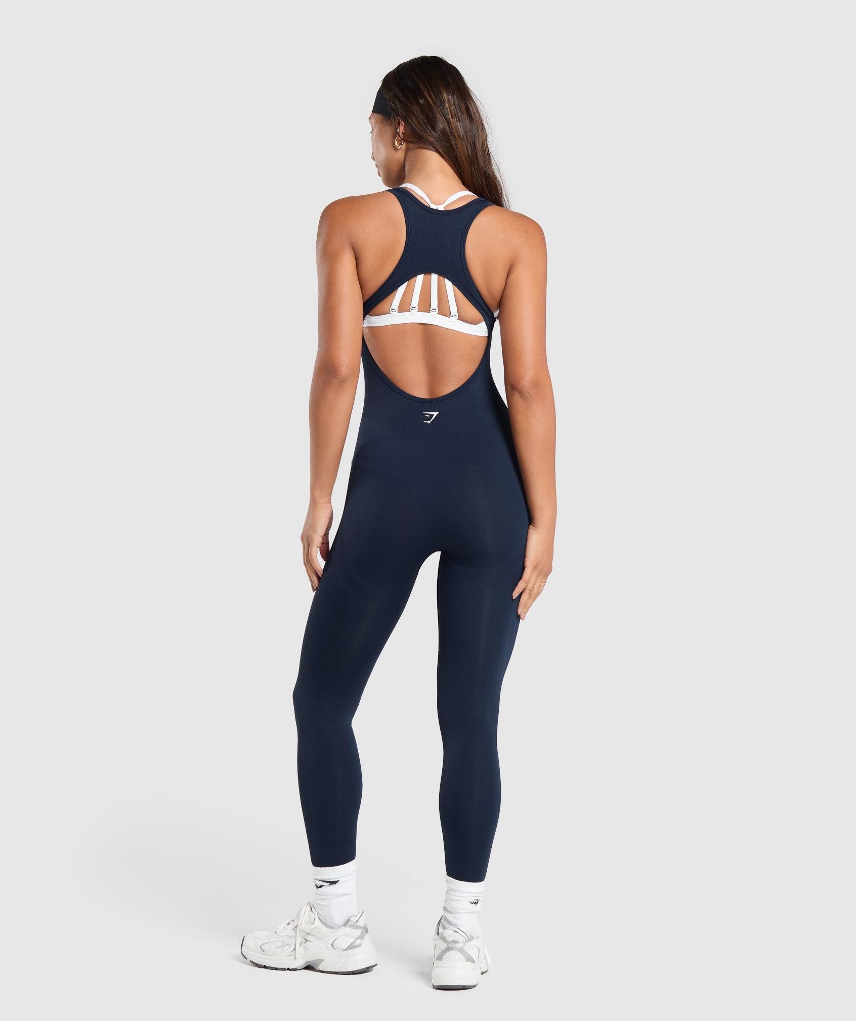 Gymshark Everyday Seamless All in One - Navy Female Product Image