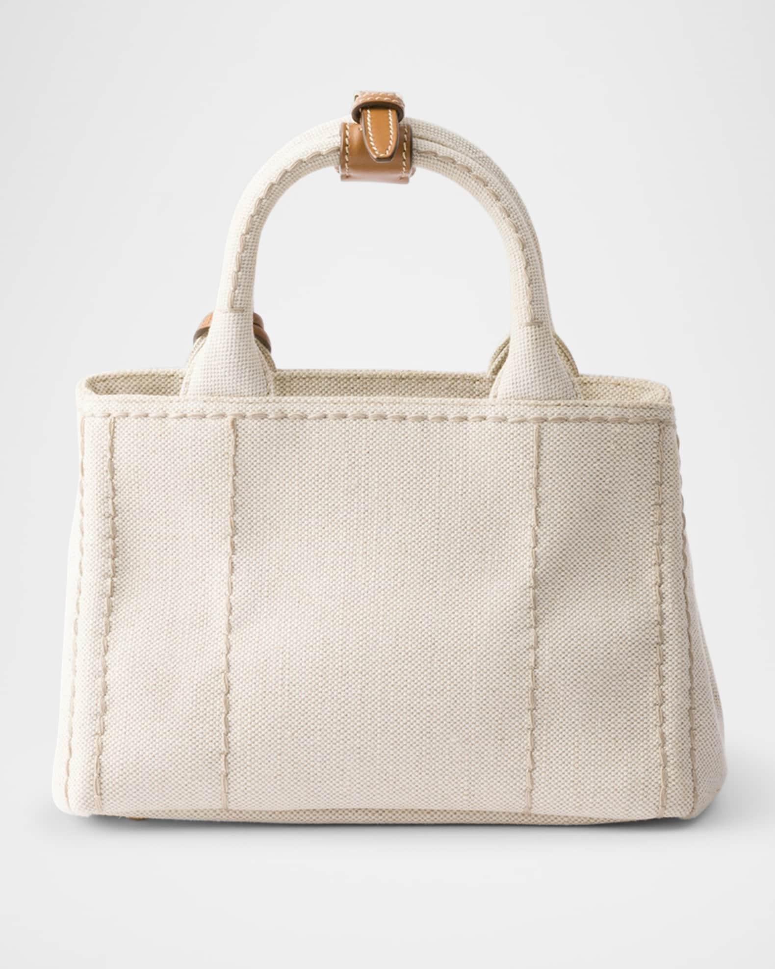 Linen-Blend Mini Crossbody Bag Product Image