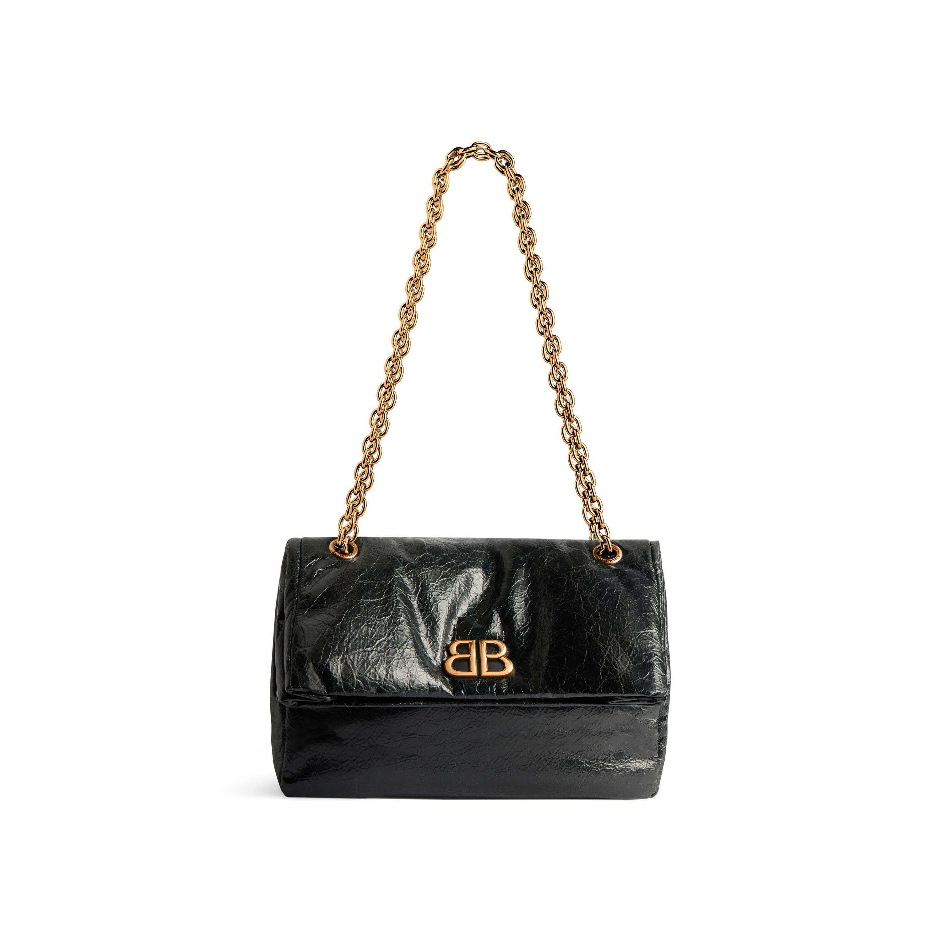 Women's Monaco Small Chain Bag  in Black Product Image