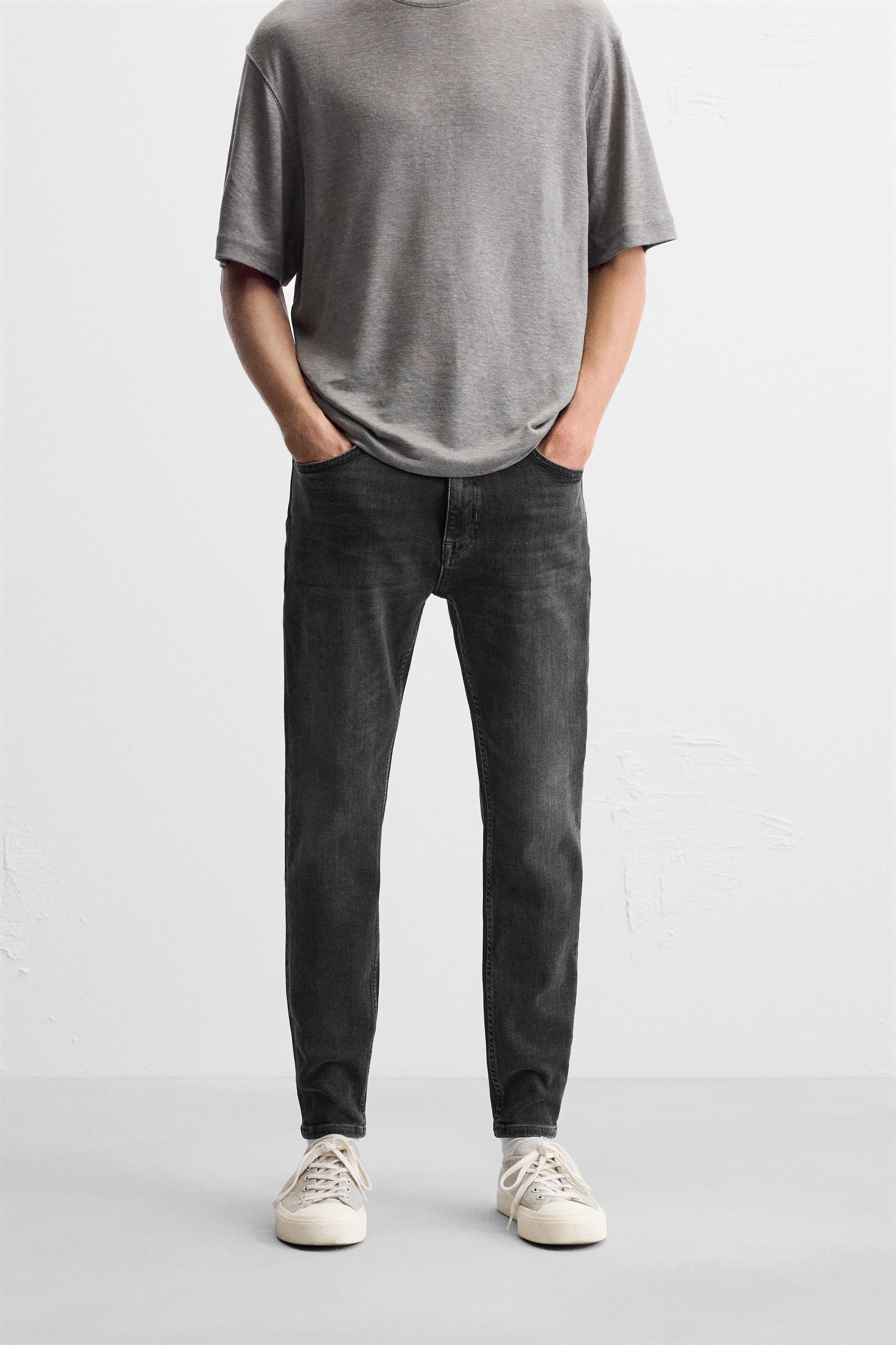 CROPPED FIT SKINNY JEANS Product Image
