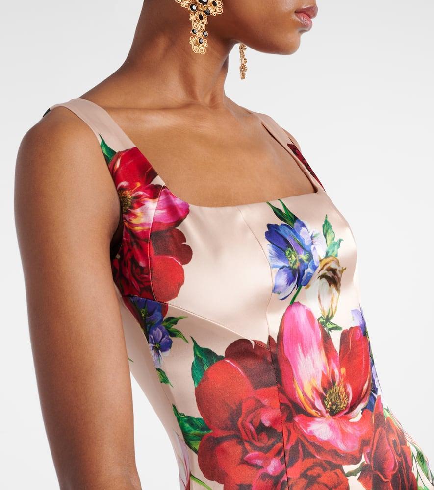 floral-print midi dress Product Image