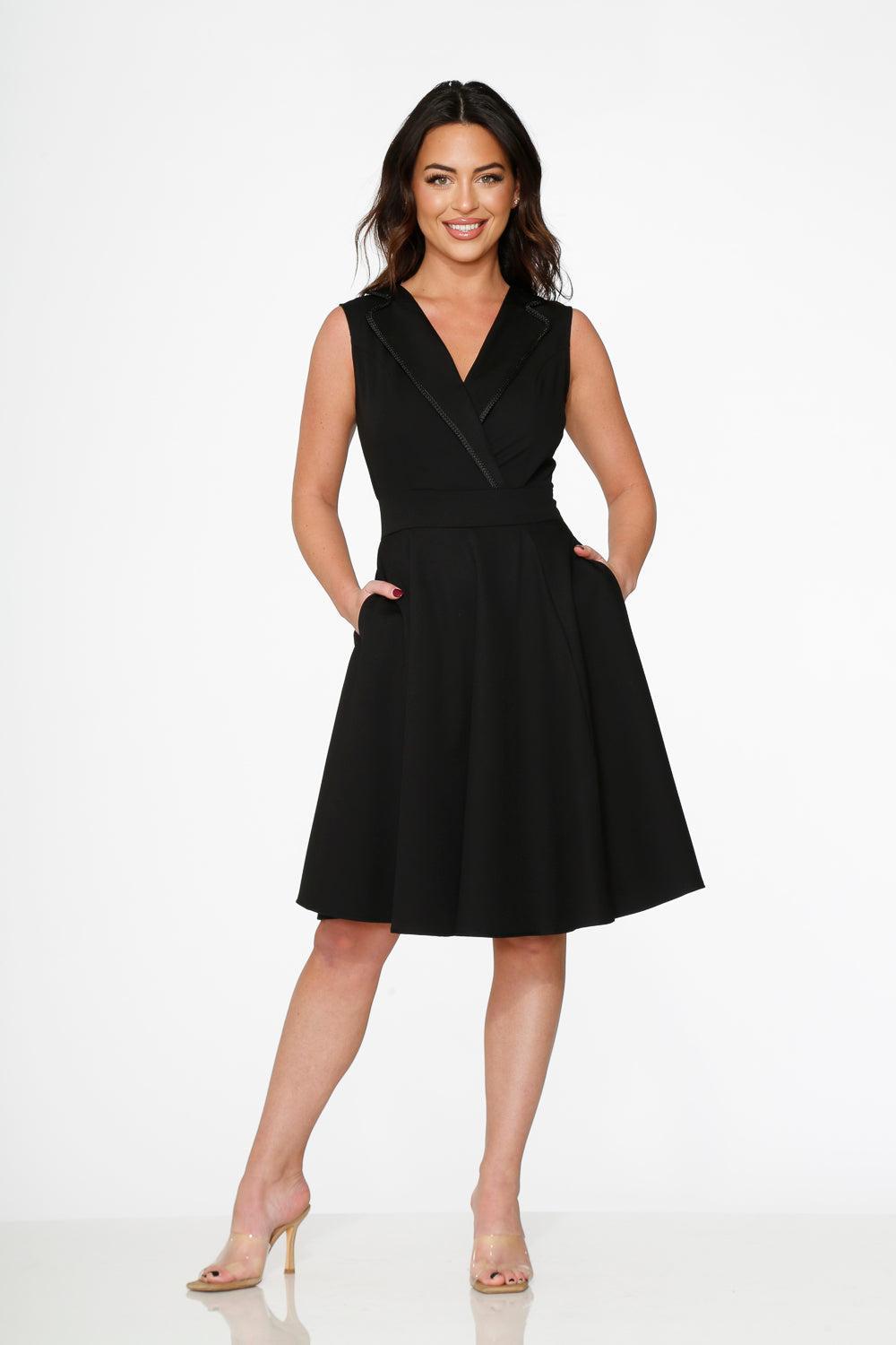Black Swing Dress Product Image