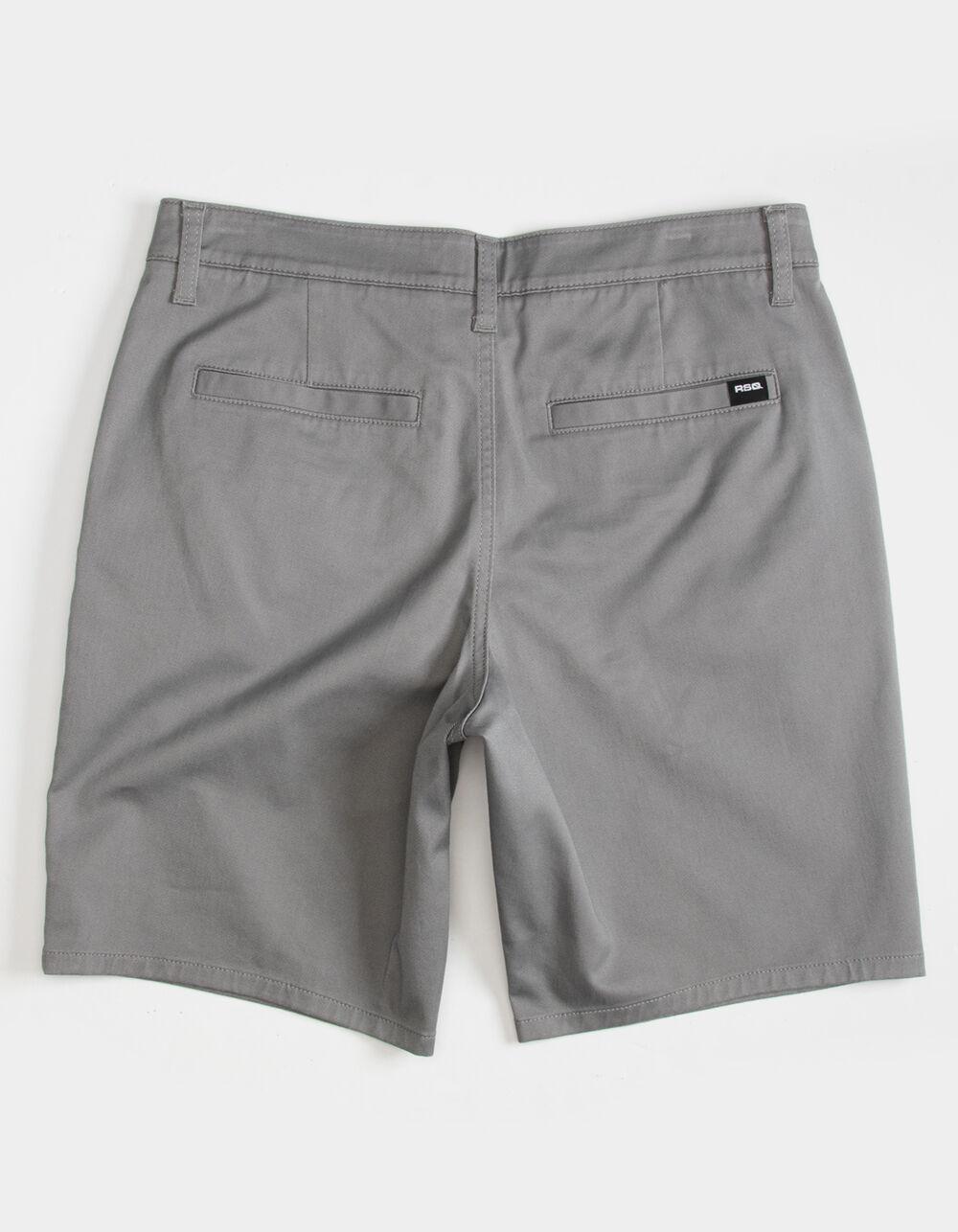 RSQ Mens Mid Length  9" Chino Shorts - LIGHT GRAY Product Image