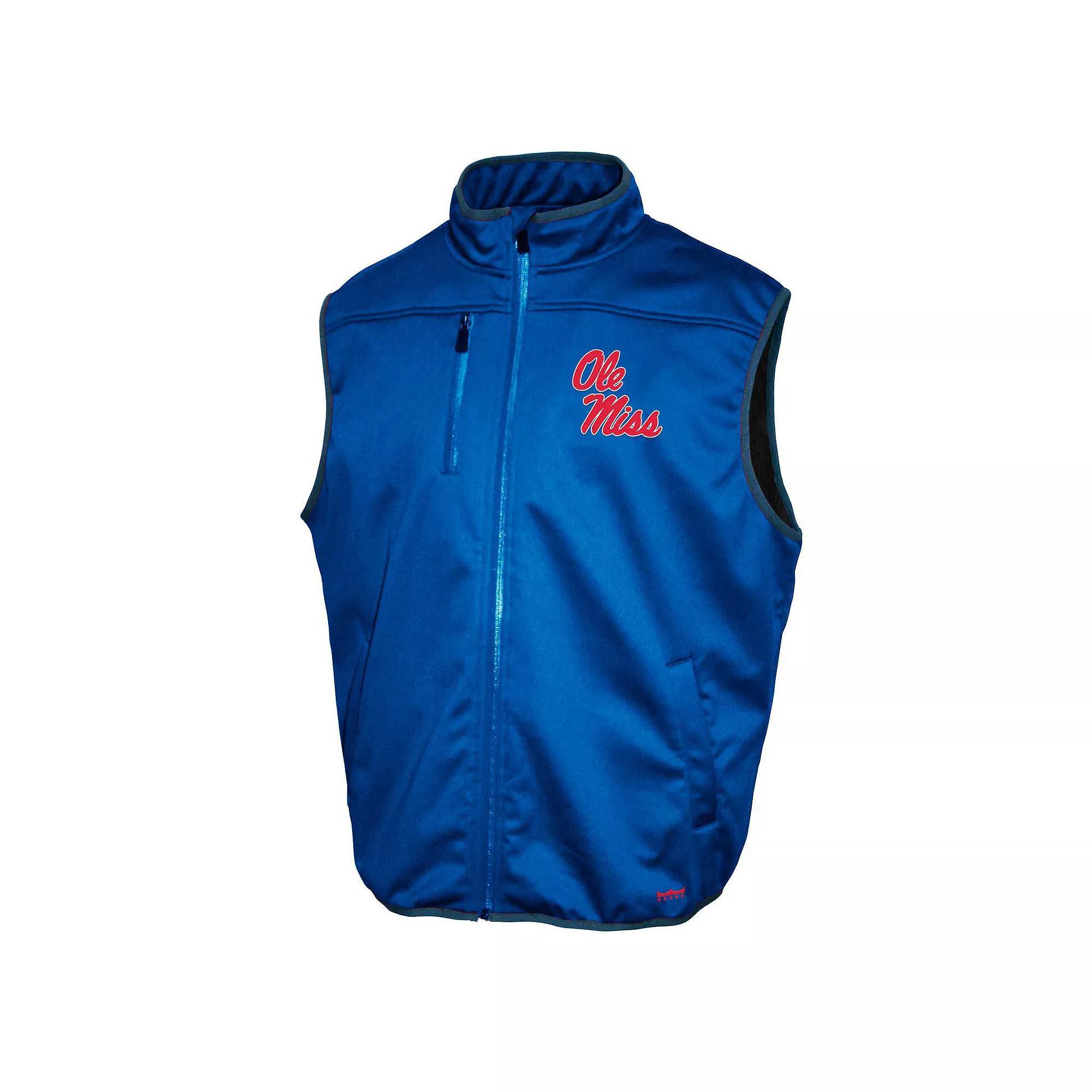 Men's Ole Miss Rebels Zip Up Softshell Vest,  Product Image