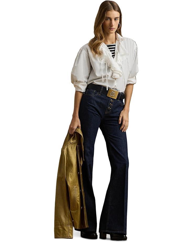 High-Rise Corduroy Flare Pants Product Image