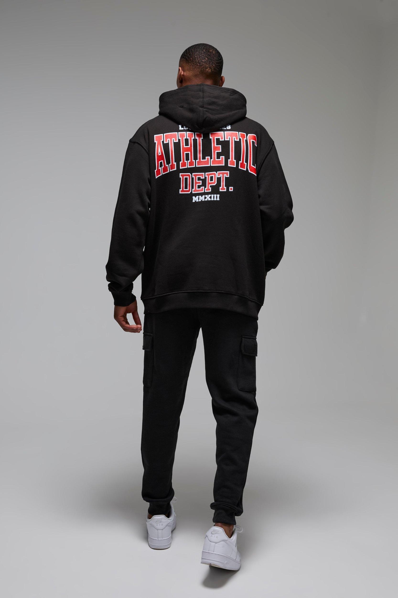Man Active Los Angeles Athletic Dept. Oversized Hoodie | boohooMAN USA Product Image