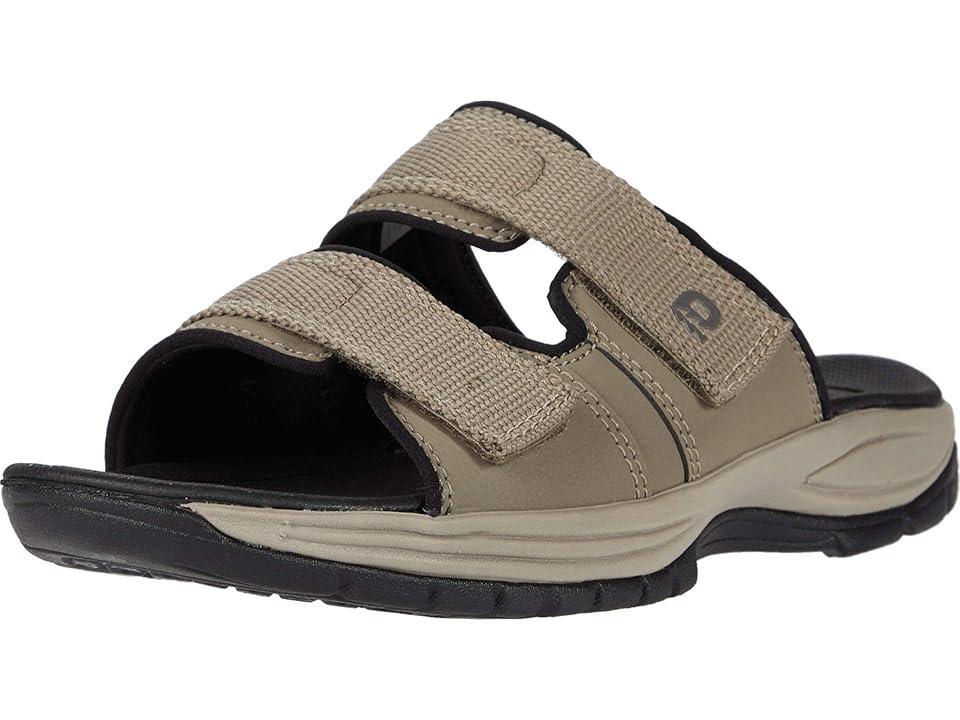 Dunham Newport Slide Water Friendly (Taupe Grey) Men's Shoes Product Image