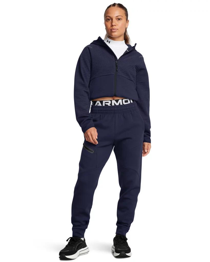 Women's UA Unstoppable Fleece Grid Full Zip Product Image