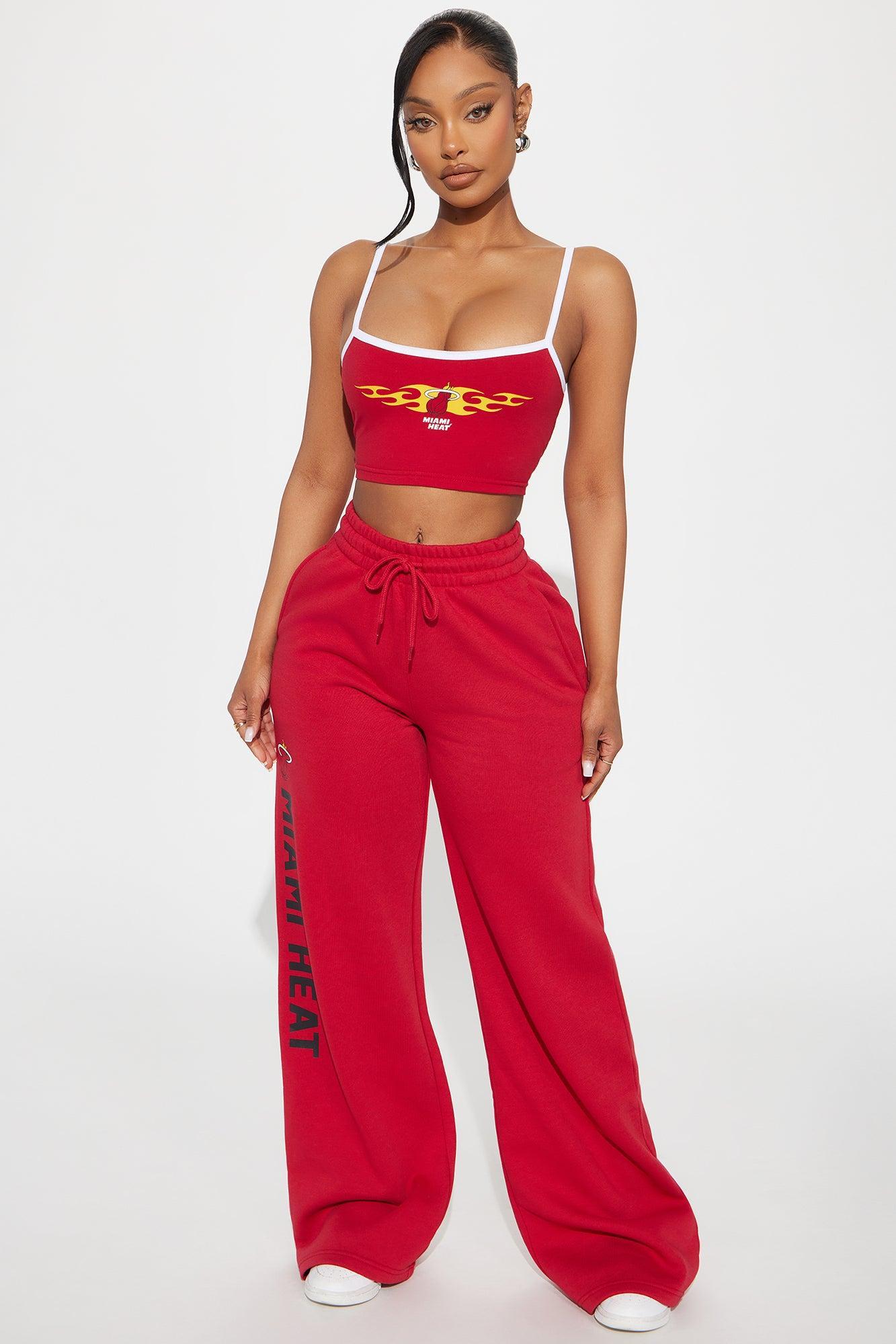 Miami Heat Halftime Top - Red Product Image