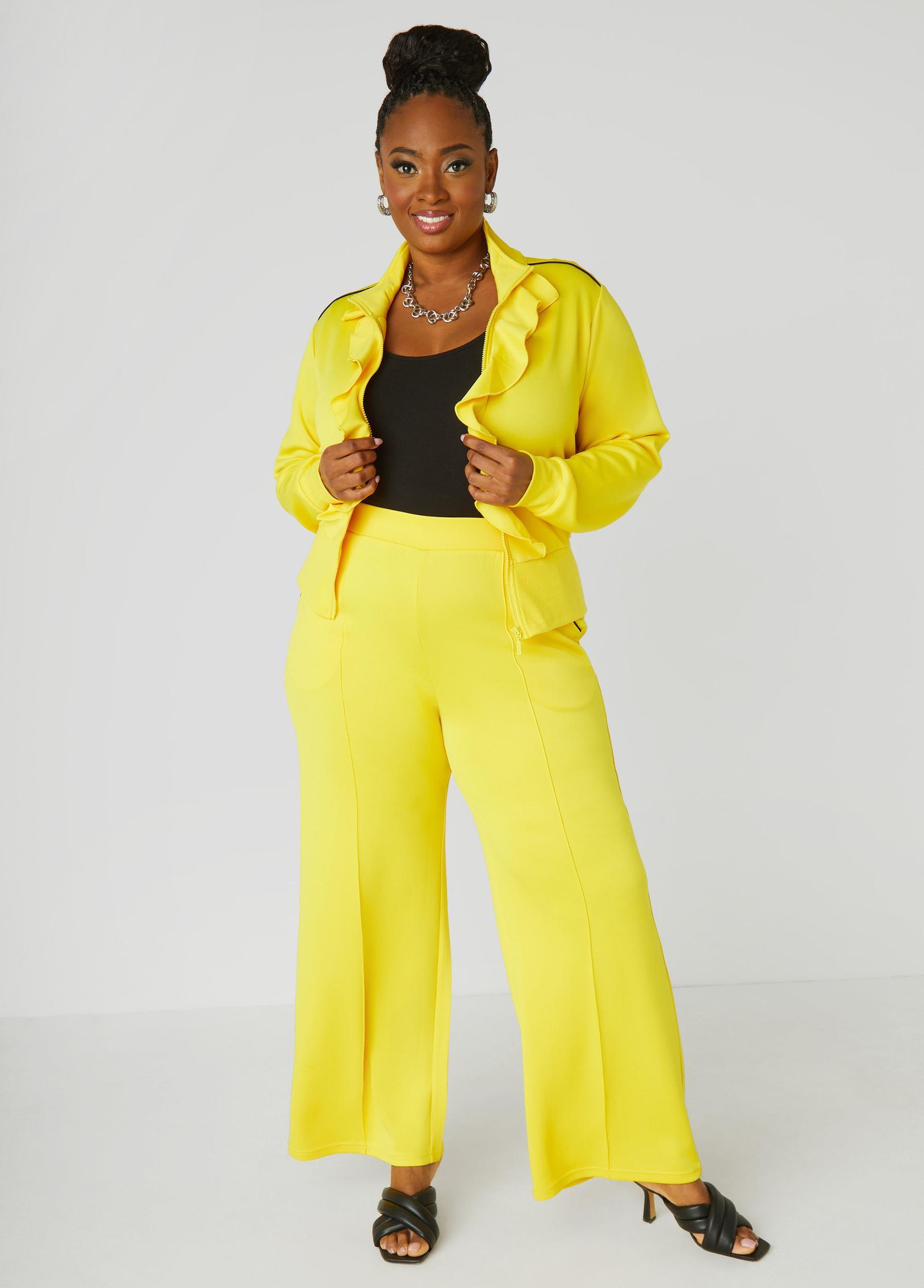 Ruffle Trimmed Track Jacket Product Image