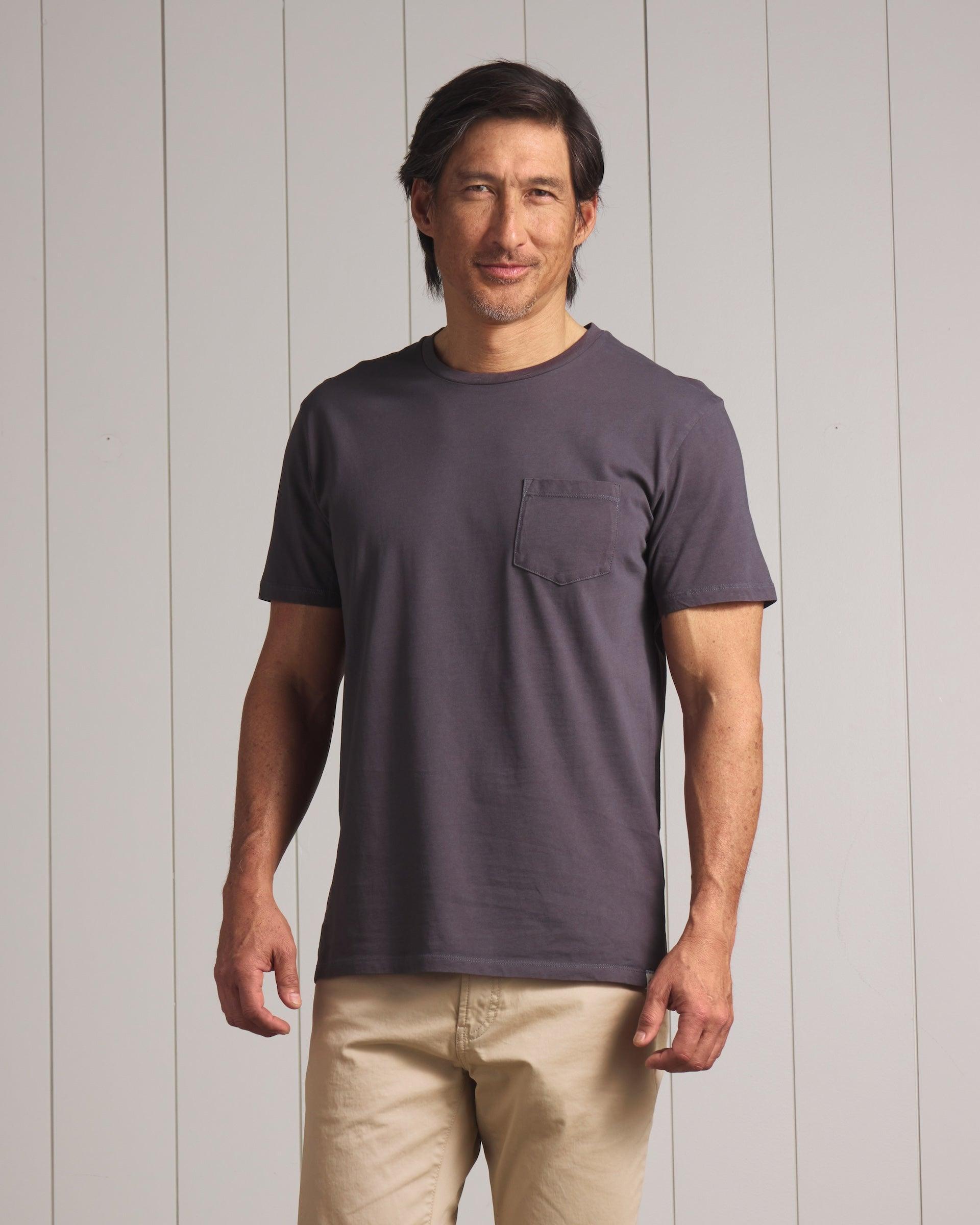 Pima Cotton Pocket Tee - Forged Iron (Final Sale)* Product Image