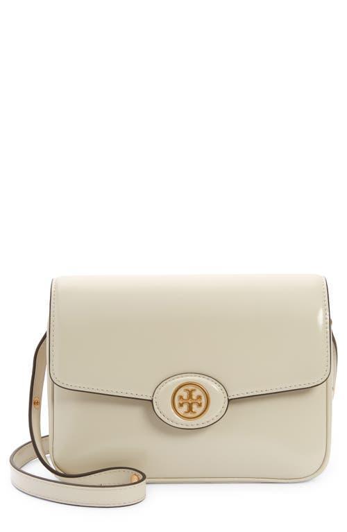 Tory Burch Robinson Spazzolato Convertible Shoulder Bag Dark Sienna One Size Product Image