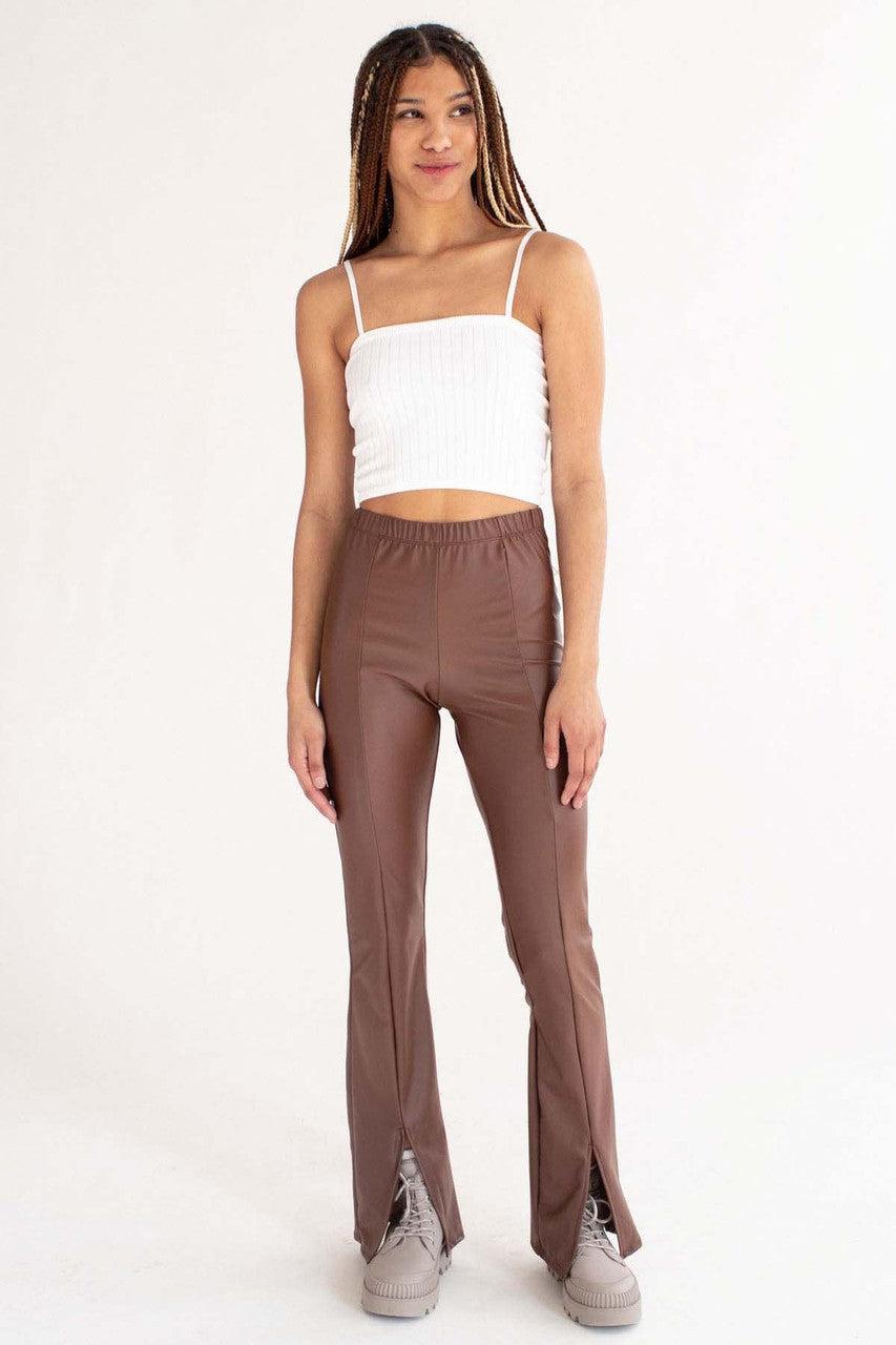 White Seamless Heavy Ribbed Crop Cami Product Image