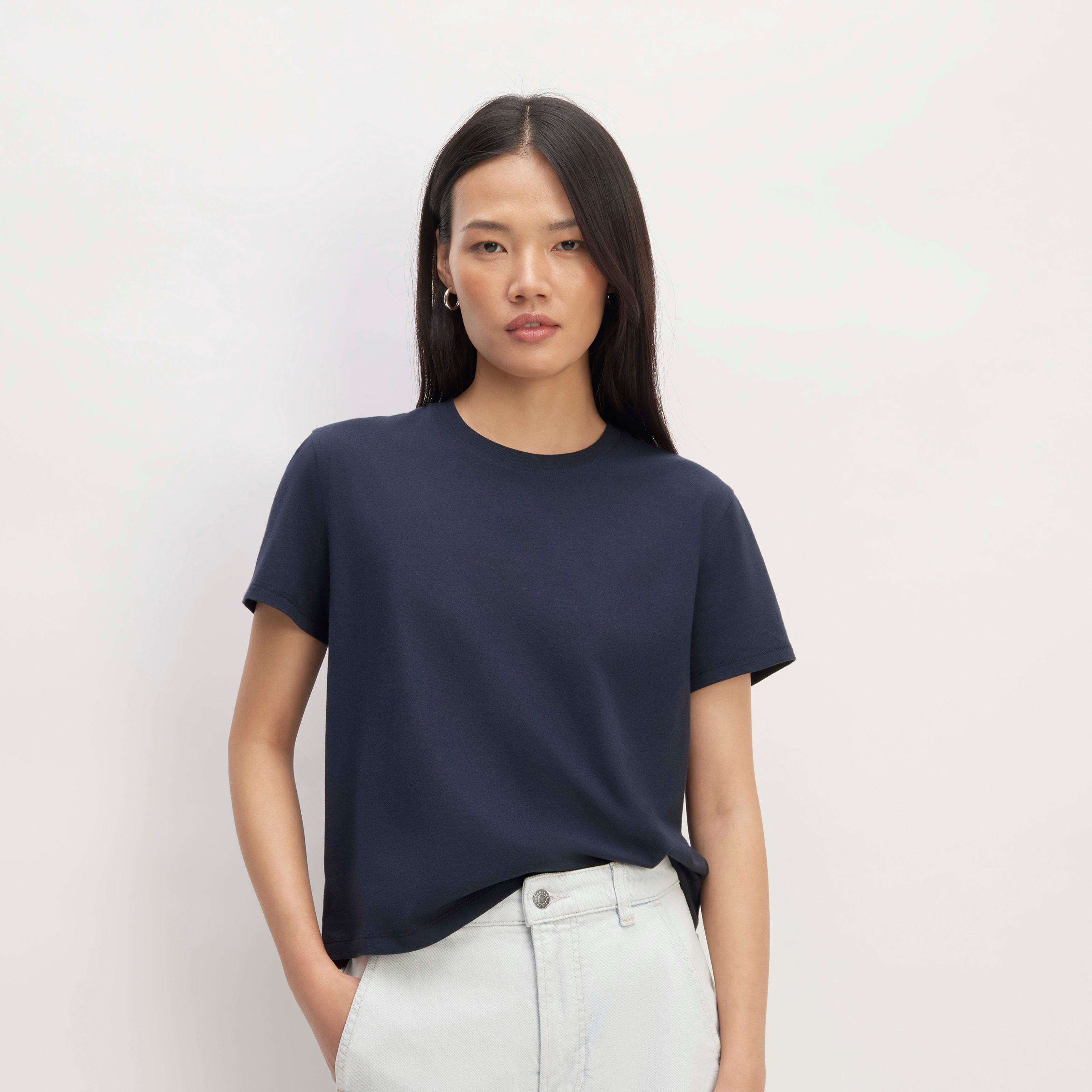 The Box-Cut Tee in Essential Cotton Product Image