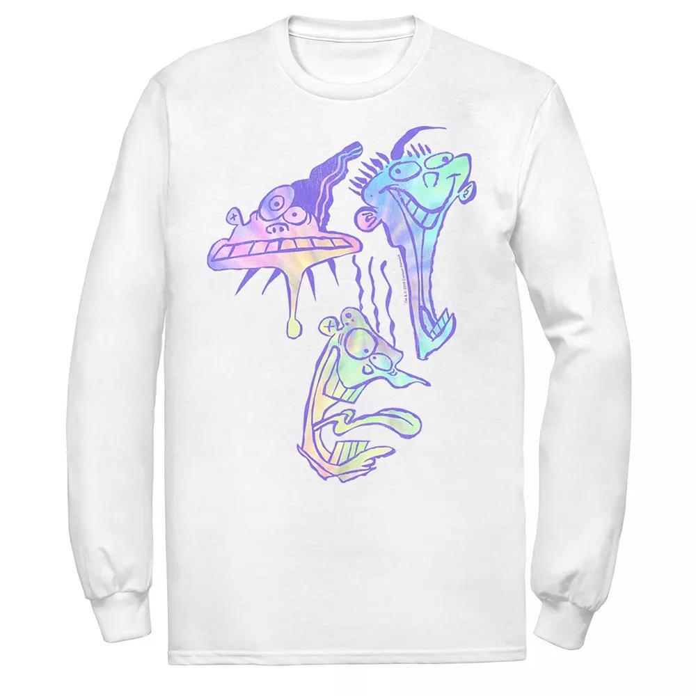 Men's Ed, Edd & Eddy Trippy Laughing Head Shots Tee, Size: XL, White Product Image