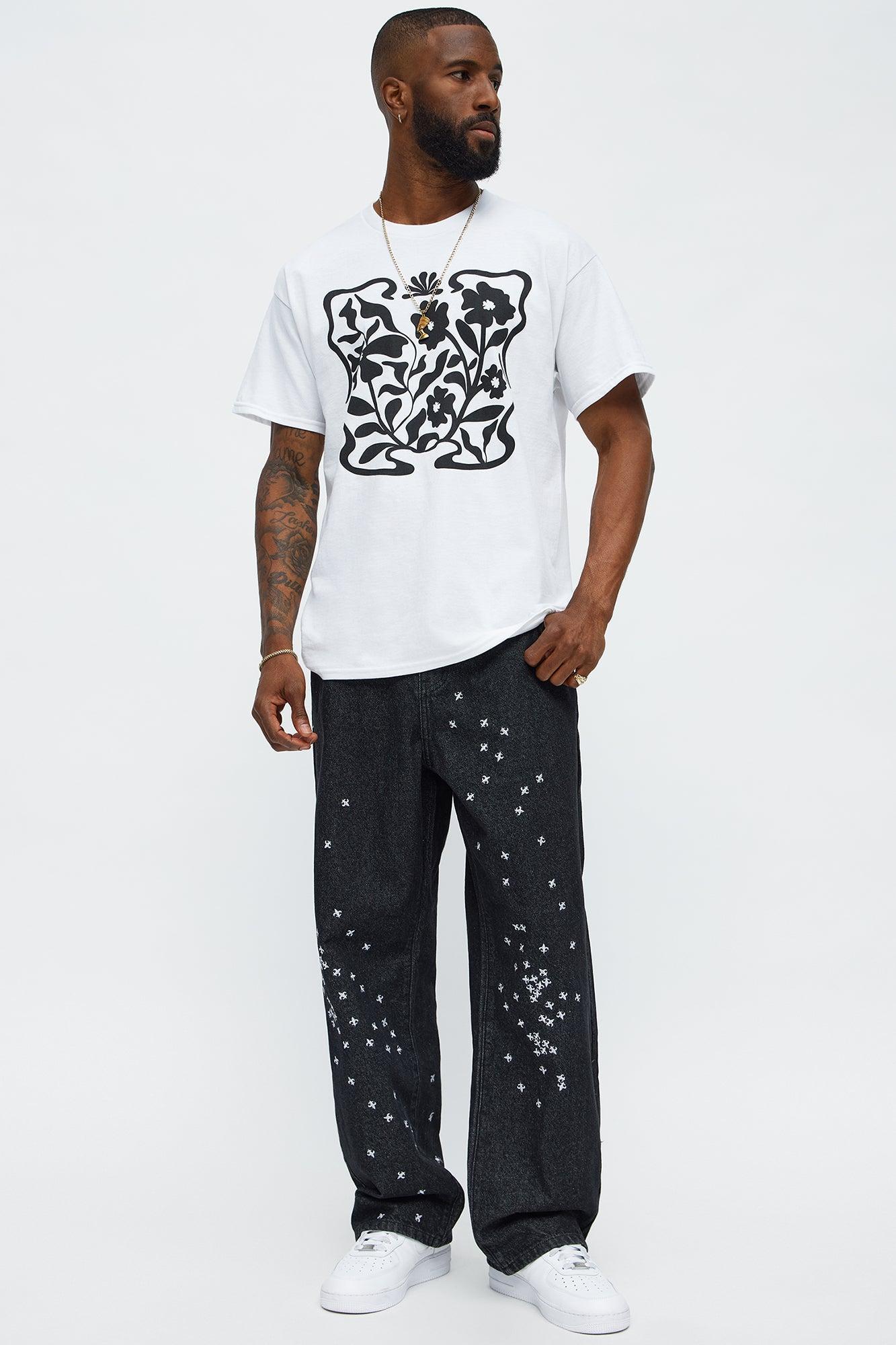 Flower Shop Special Short Sleeve Tee - White Male Product Image